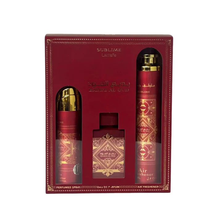 LATTAFA BADE'E AL OUD SUBLIME GIFT SET EDP 100ML